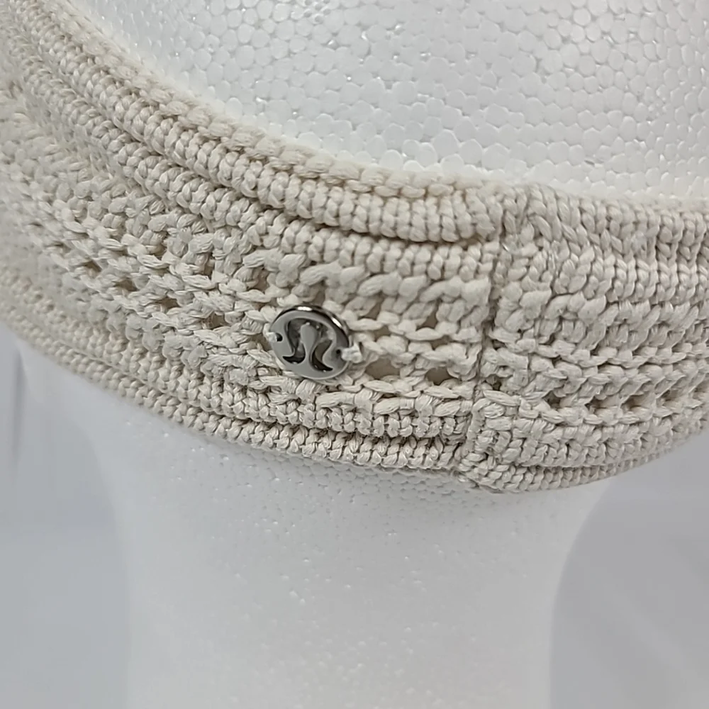 lululemon athletica Crochet Knit Headband in Cream